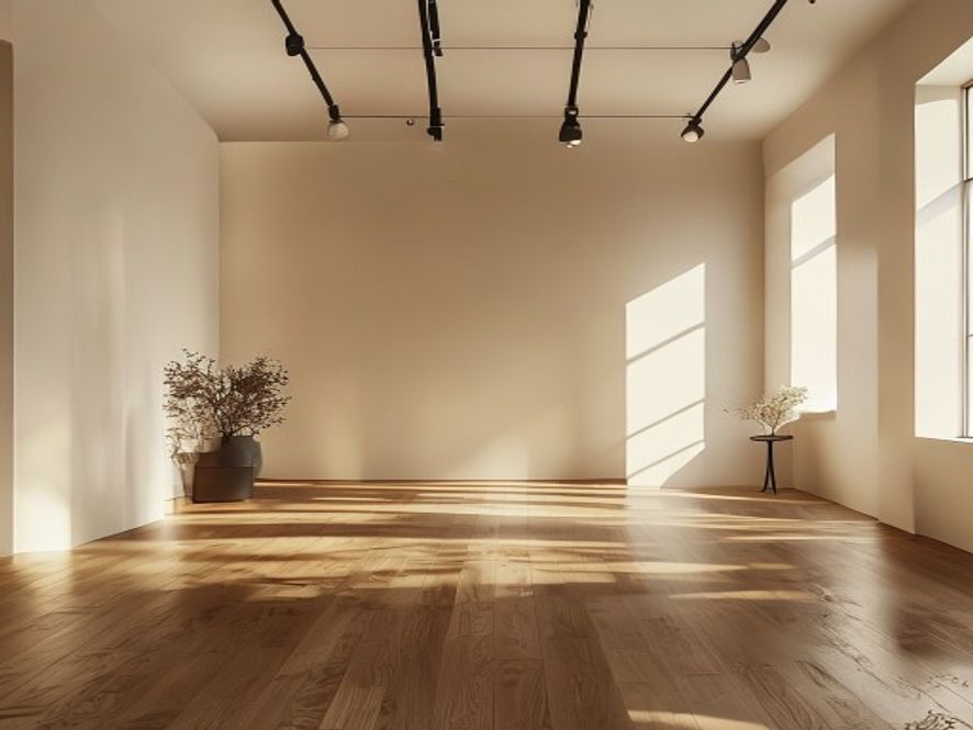 Structured movement practice in a calm studio environment